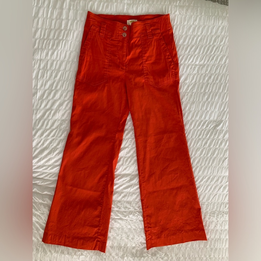 Maeve Naomi Anthropologie wid leg pants
